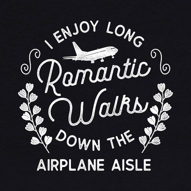 Stewardess Flight Attendant Hostess Romantic Airplane Aisle by merchmafia